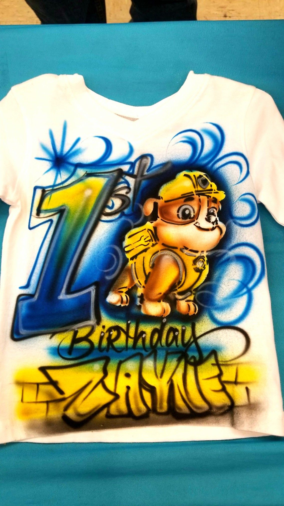 1134x2016 Need A Creative Birthday Present Idea Paw Patrol Rubble Kids - Paw Patrol Painting Online