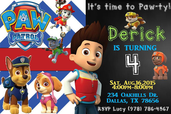 570x380 Paw Patrol Birthday Party Ideas And Supplies Birthday Buzzin - Paw Patrol Painting Online