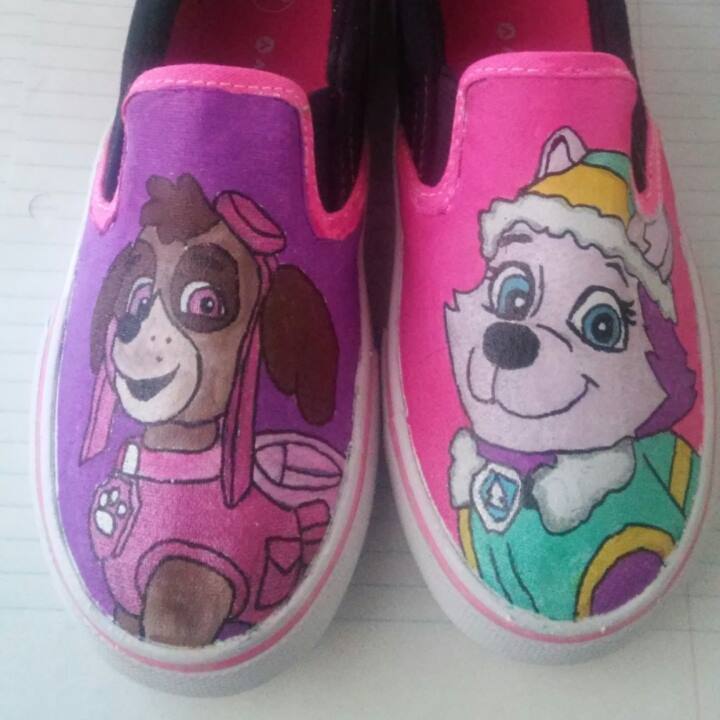 720x720 Paw Patrol Hand Painted Shoes Heart And Soles Online Store - Paw Patrol Painting Online