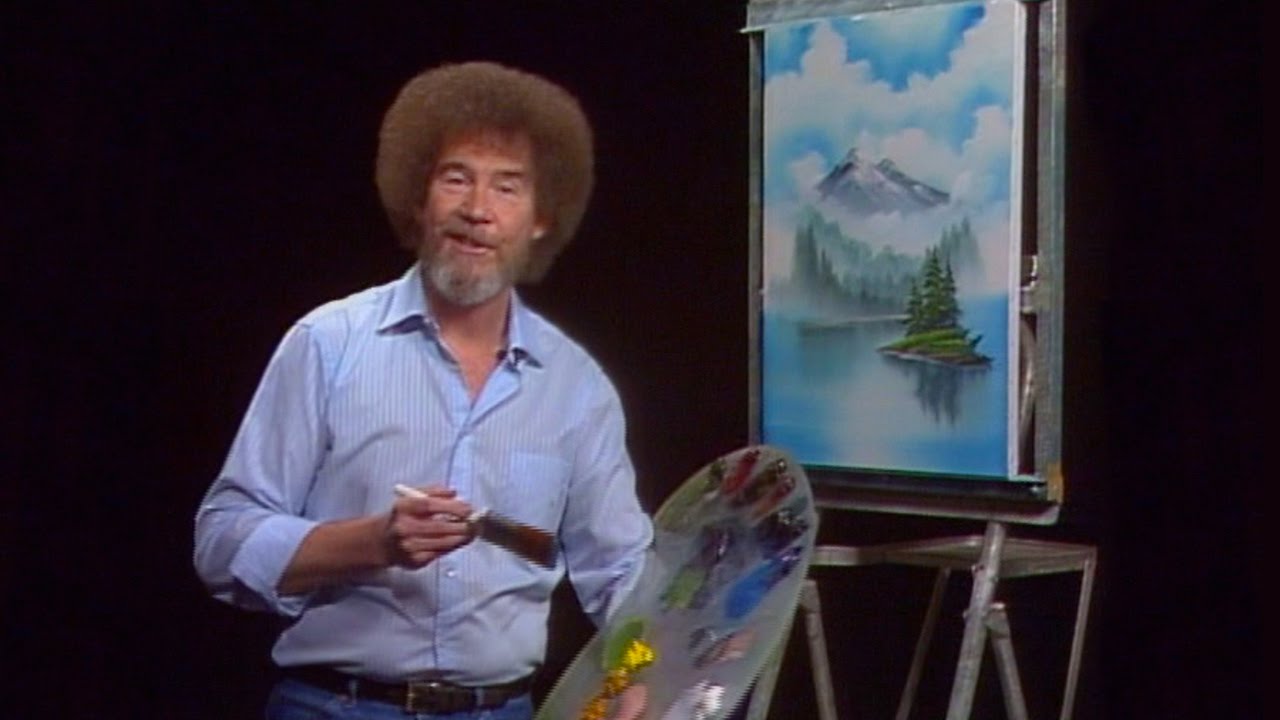 1280x720 Throwback Thursday Watch Bob Ross Create Little Clouds - Pbs Painting