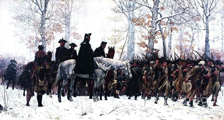 900x484 Valley Forge Painting Prayer At Valley Forge By Doss George - Pd Painting