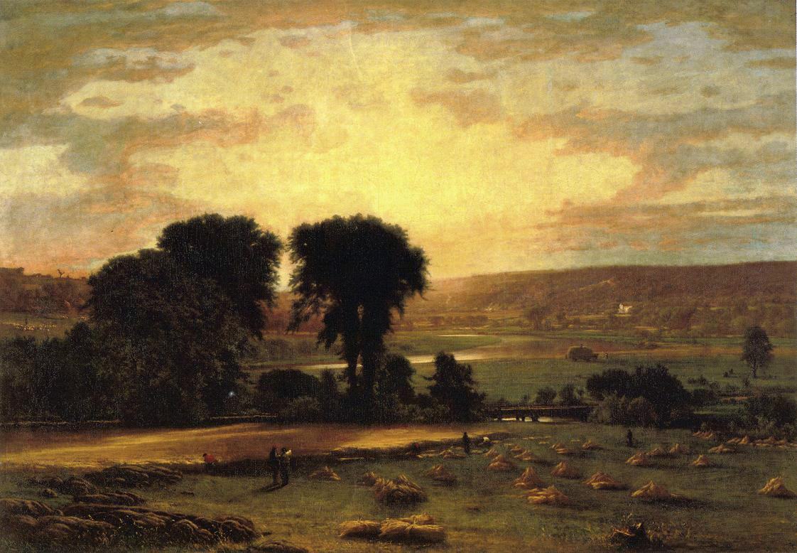 1122x778 George Inness Peace And Plenty Painting Framed Paintings For Sale - Peace And Plenty Painting