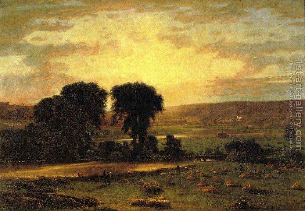 1000x693 Peace And Plenty George Inness Reproduction 1st Art Gallery - Peace And Plenty Painting
