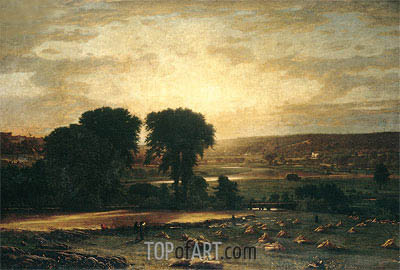 400x270 Peace And Plenty George Inness Painting Reproduction 9152 - Peace And Plenty Painting