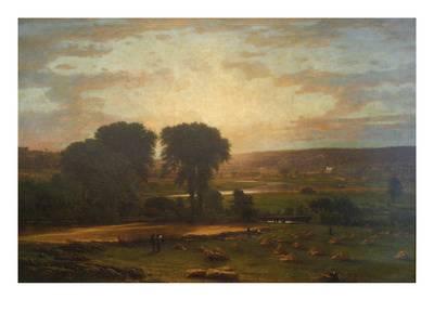400x300 Peace And Plenty Art Print By George Inness The New - Peace And Plenty Painting