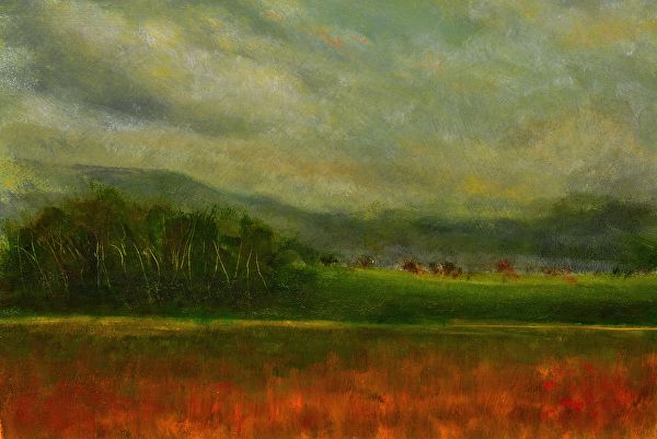 600x401 Peace And Plenty By Bill Mclaughlin Oil ~ 12 X 16 Art - Peace And Plenty Painting