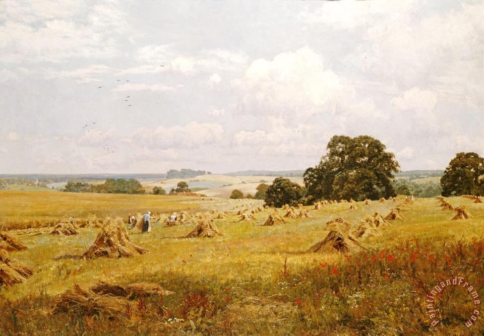 960x667 Edward Wilkins Waite Lovely Peace With Plenty Crowned Painting - Peace And Plenty Painting