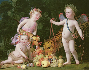 300x238 Plenty Paintings Fine Art America - Peace And Plenty Painting