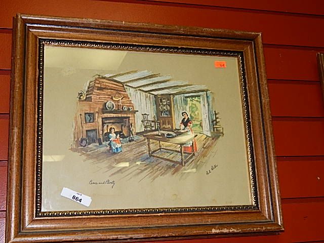 640x480 Framed Picture - Peace And Plenty Painting