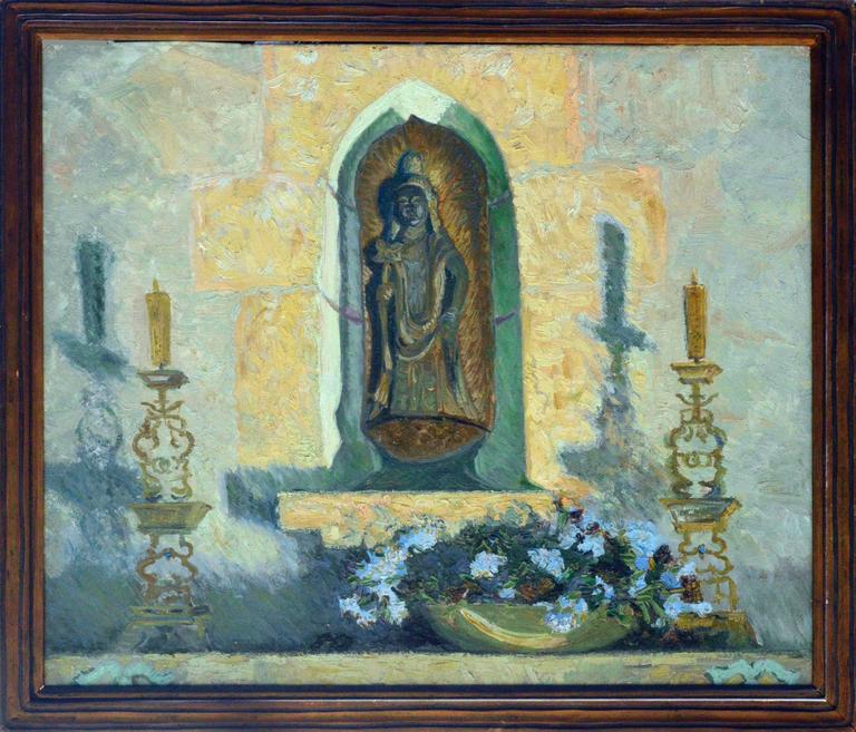 768x657 Ferdinand Burgdorff - Peace And Plenty Painting