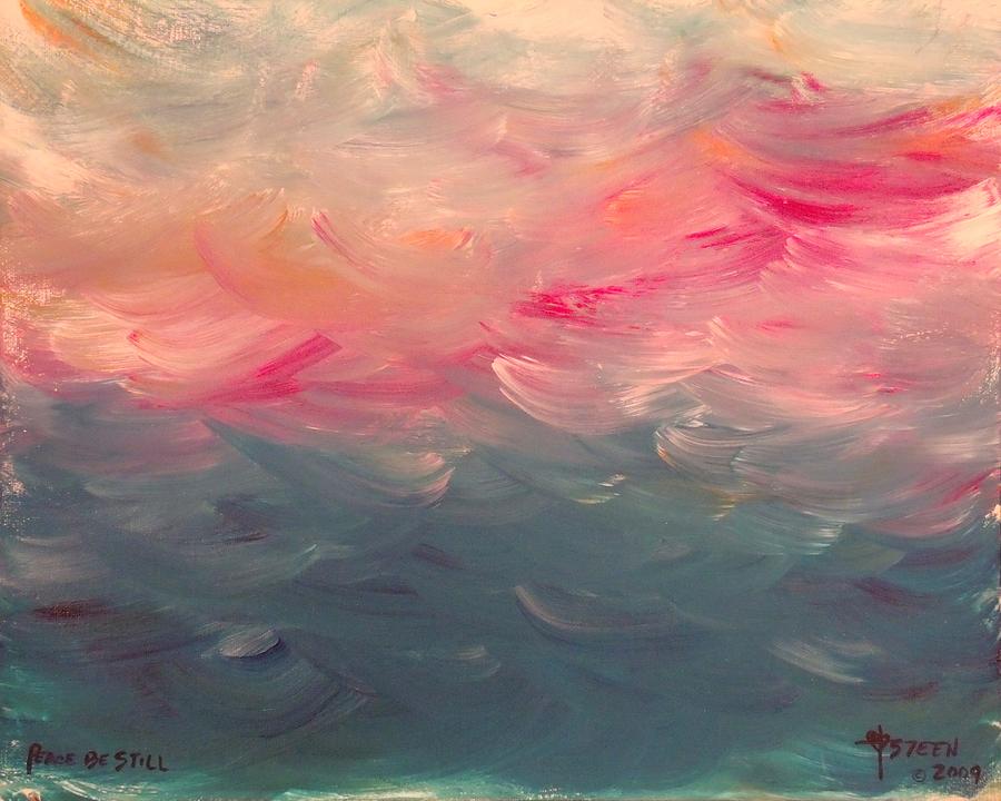 900x720 Peace Be Still Painting By Christine Nichols - Peace Be Still Painting