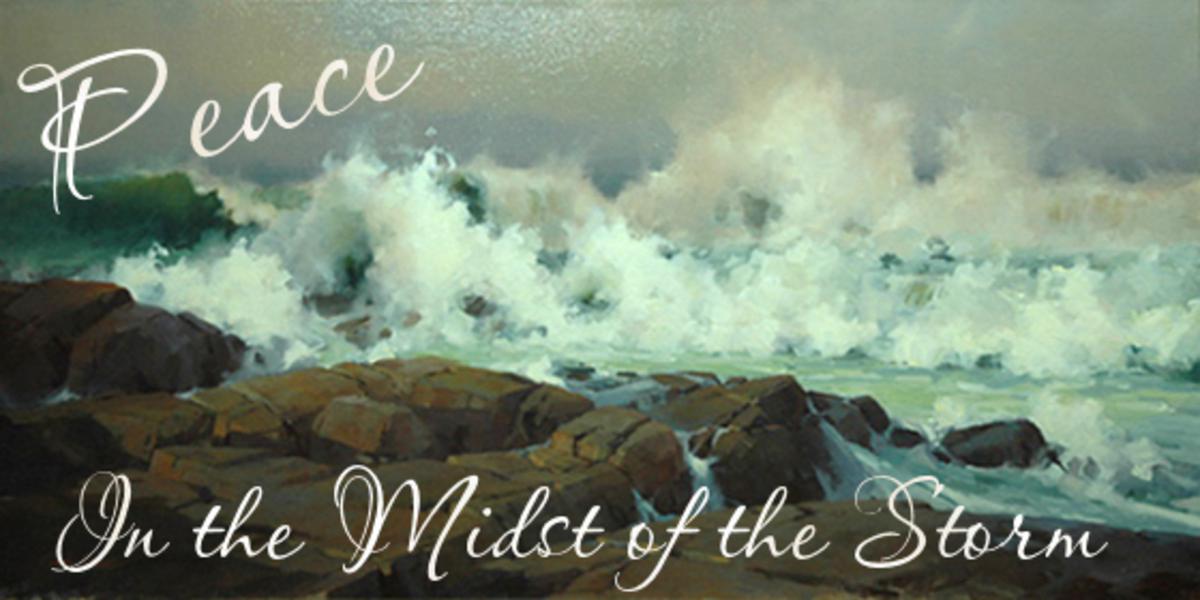 1200x600 Saved By Grace Church - Peace In The Midst Of The Storm Painting