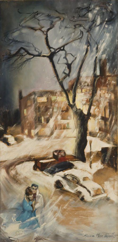 500x1024 At Peace In The Storm, Oil On Canvas By Annie Mae Payne - Peace In The Storm Painting