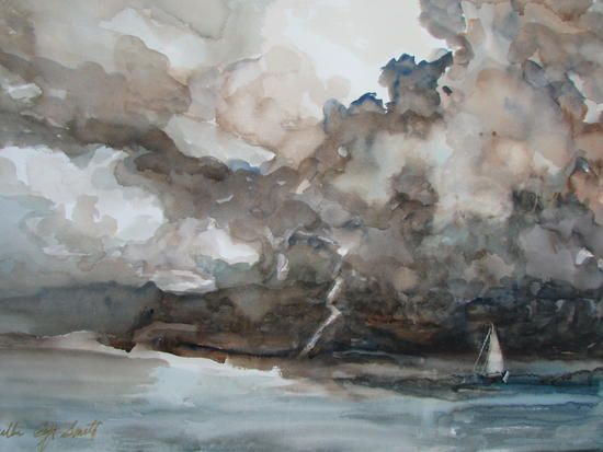 550x413 Peace In The Time Of Storm By Millie Gift Smith ~~~ Artist - Peace In The Storm Painting