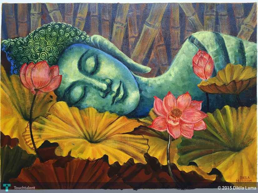 825x618 Inner Peace Touchtalent - Peace Painting