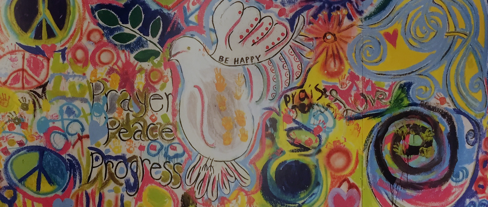 1600x681 Outside In Paint For Peace Public Programs Coca - Peace Painting