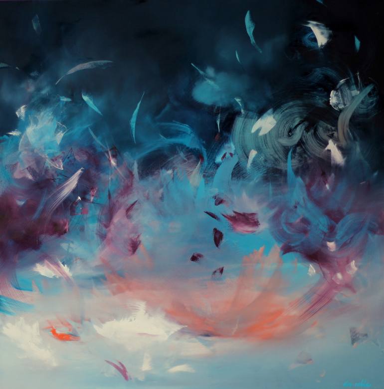 770x781 Saatchi Art An Explosion Of Peace Painting By Georgia Noble - Peace Painting