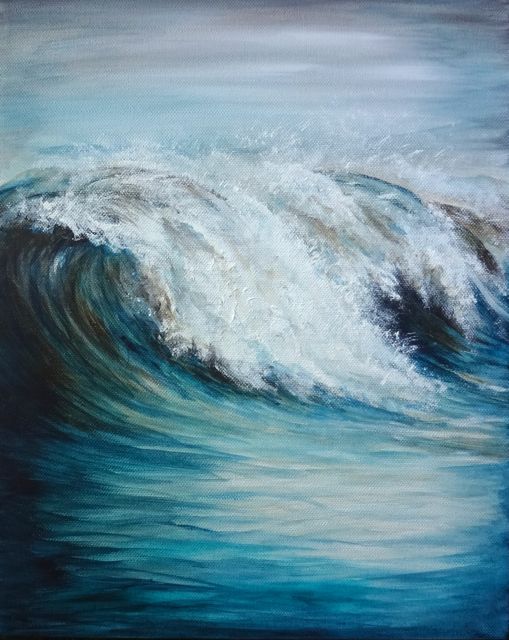 509x640 Creation Spotlight~ Wave Of Peace Painting Creative Indeed - Peace Painting