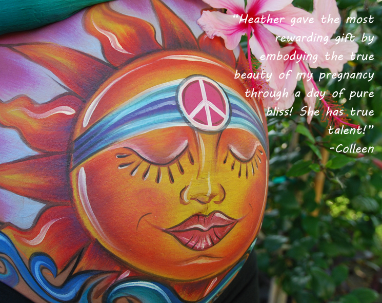 745x590 Heather's Living Art - Peace Sign Painting