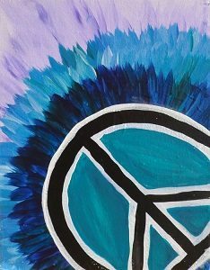 234x300 Kids Class - Peace Sign Painting
