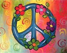 236x187 Peace Out Design For Painting Your Own Kit Social Artworking Party - Peace Sign Painting