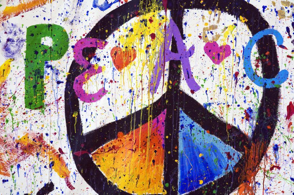 970x646 Get Free Stock Photos Of Peace Sign Painted Online Download - Peace Sign Painting