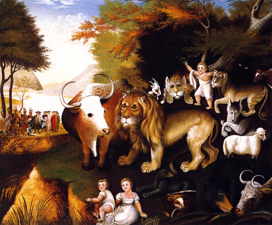 1140x945 Peaceable Kingdom Painting Edward Hicks Oil Paintings - Peaceable Kingdom Painting