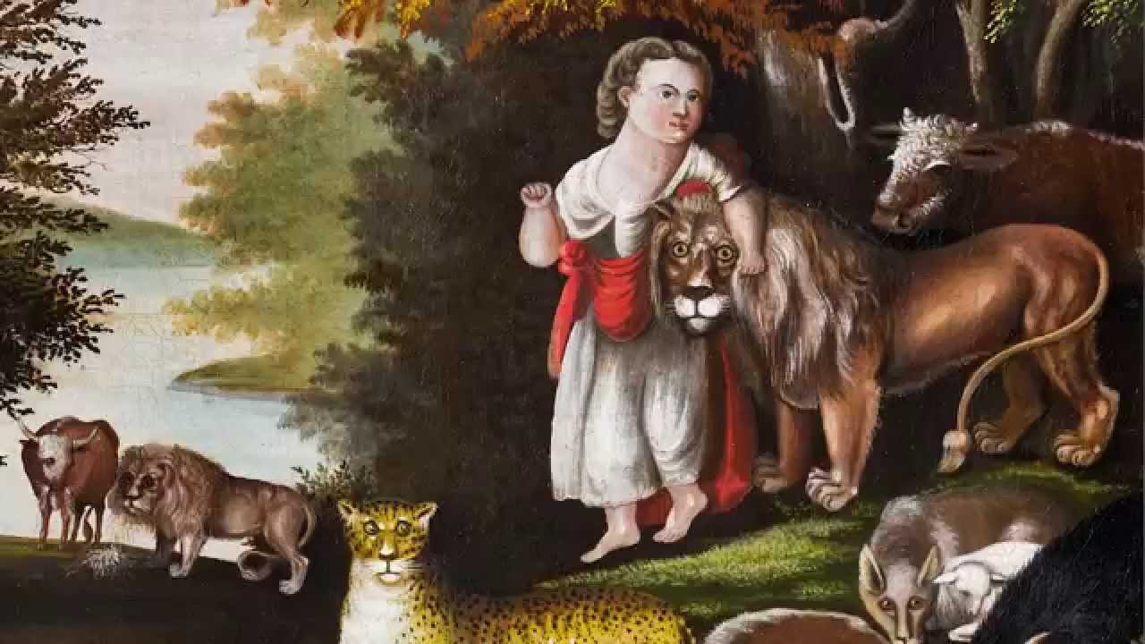 1280x720 The Peaceable Kingdom By Edward Hicks, 1829 1831 - Peaceable Kingdom Painting