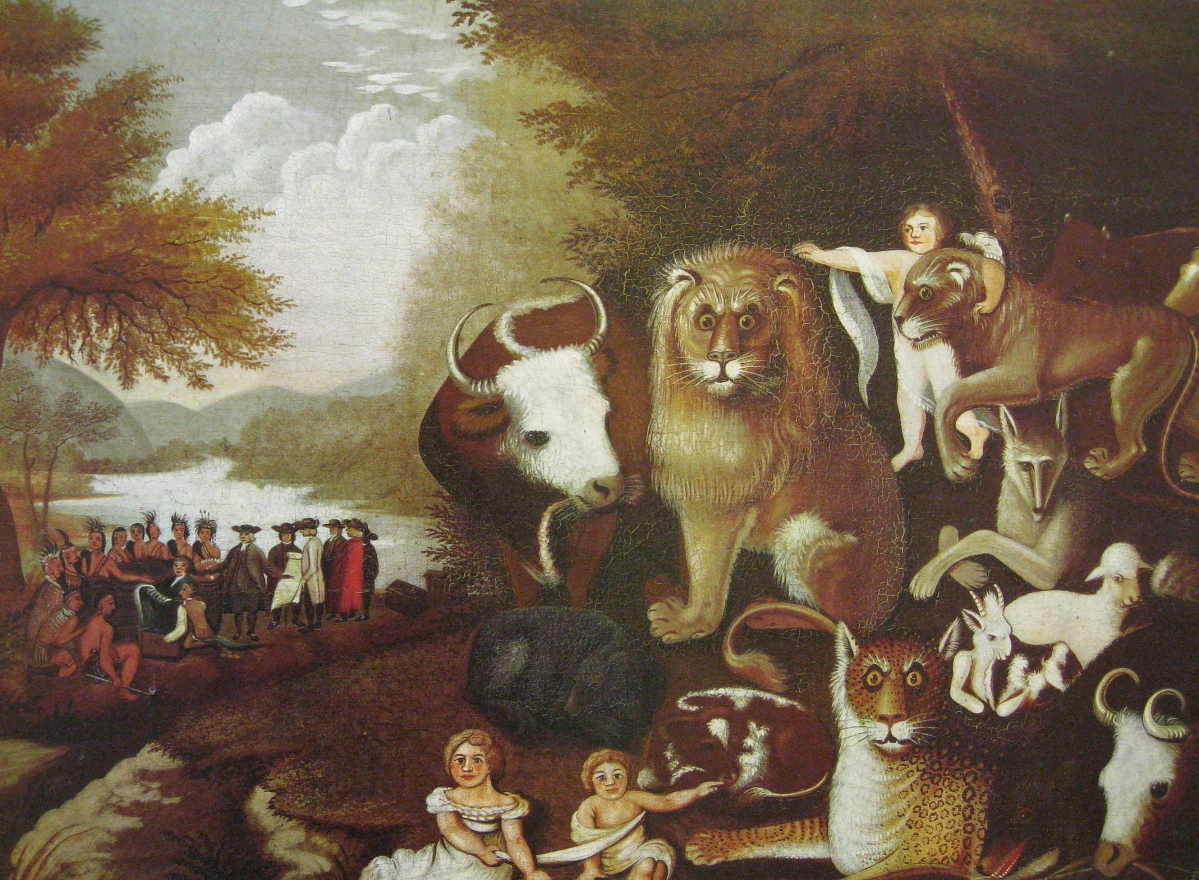 2351x1727 Packet - Peaceable Kingdom Painting