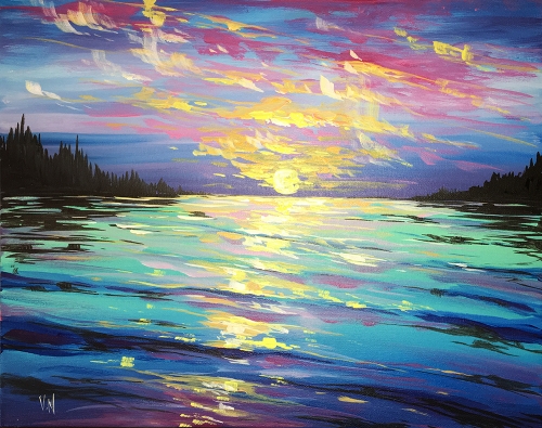 500x395 Paint Nite Peaceful Place - Peaceful Painting