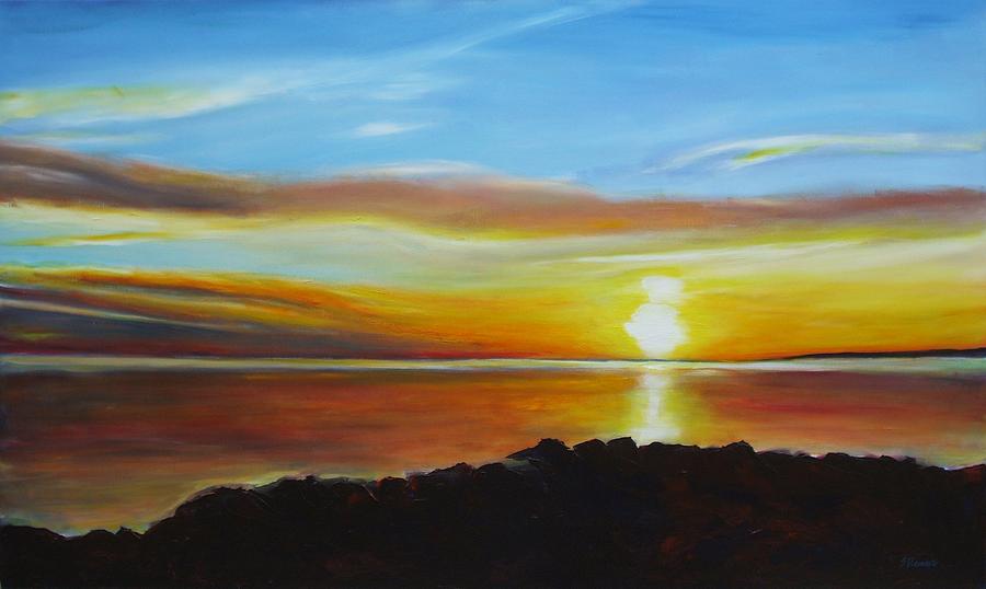 900x538 A Peaceful Day Painting By Sheila Diemert - Peaceful Painting