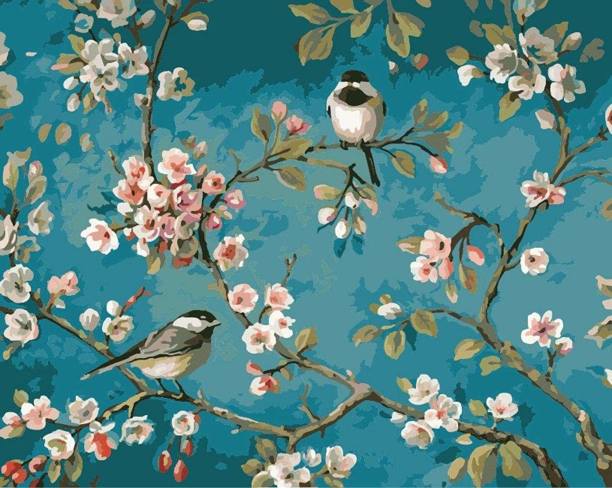 Peach Blossom Painting at PaintingValley.com | Explore collection of ...