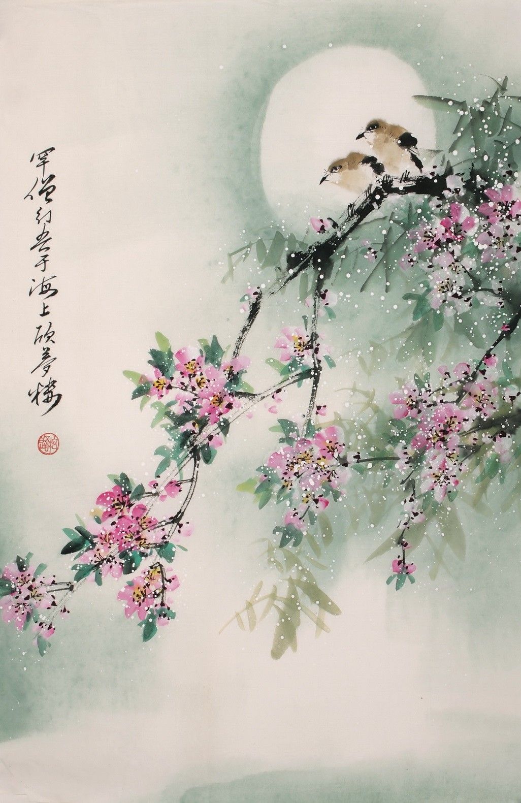 1026x1581 Peach Blossom - Peach Blossom Painting