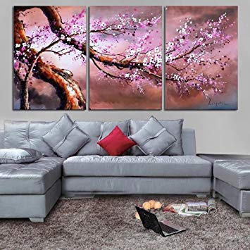 355x355 Diy Peach Blossom Flower Tree Diamond Embroidery - Peach Blossom Painting