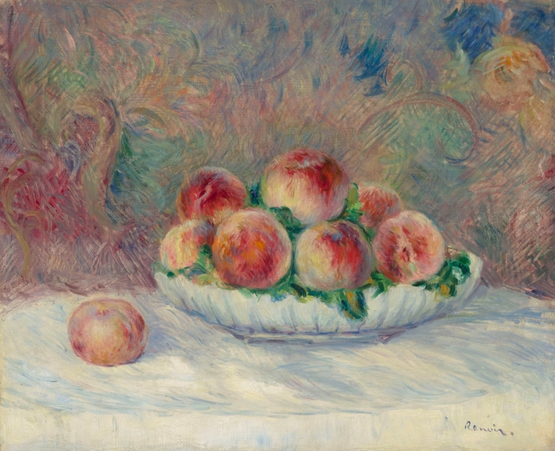 800x651 Peaches De L'Orangerie - Peach Painting