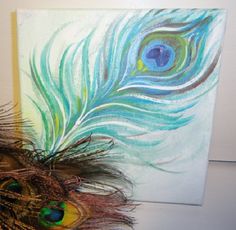 236x230 Peacock Feather Acrylic Painting Painting Ideas - Peacock Feather Painting Acrylic