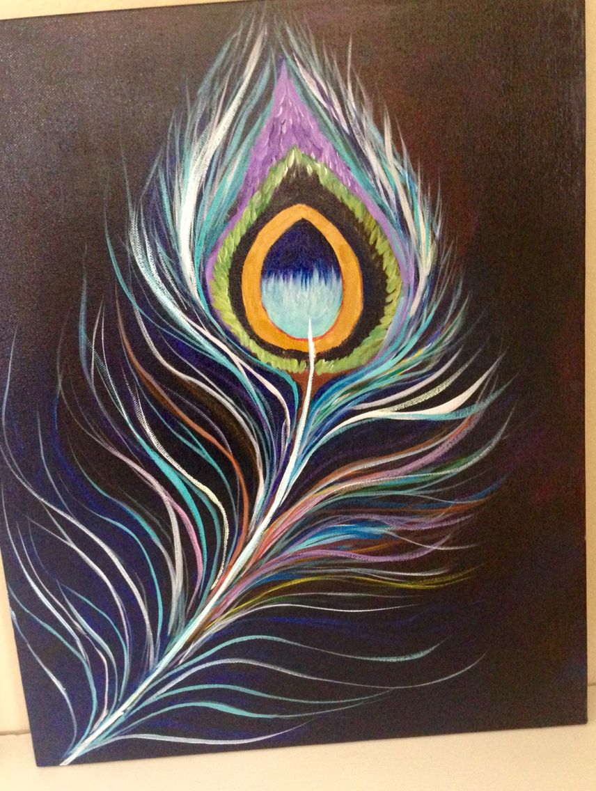 856x1136 Peacock Feathers Inspired By Cinnamon Cooney My Journey As I - Peacock Feather Painting Acrylic