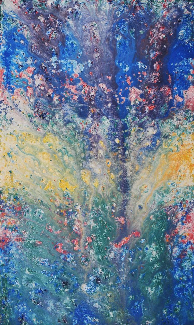 770x1288 Saatchi Art Peacock Painting By Shawn Gargiulo - Peacock Images Painting