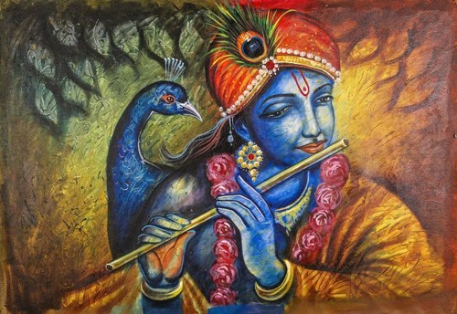 500x344 Shop Peacock, Feather, Dancing Peacock, Peacocks, Animals, Birds - Peacock Images Painting