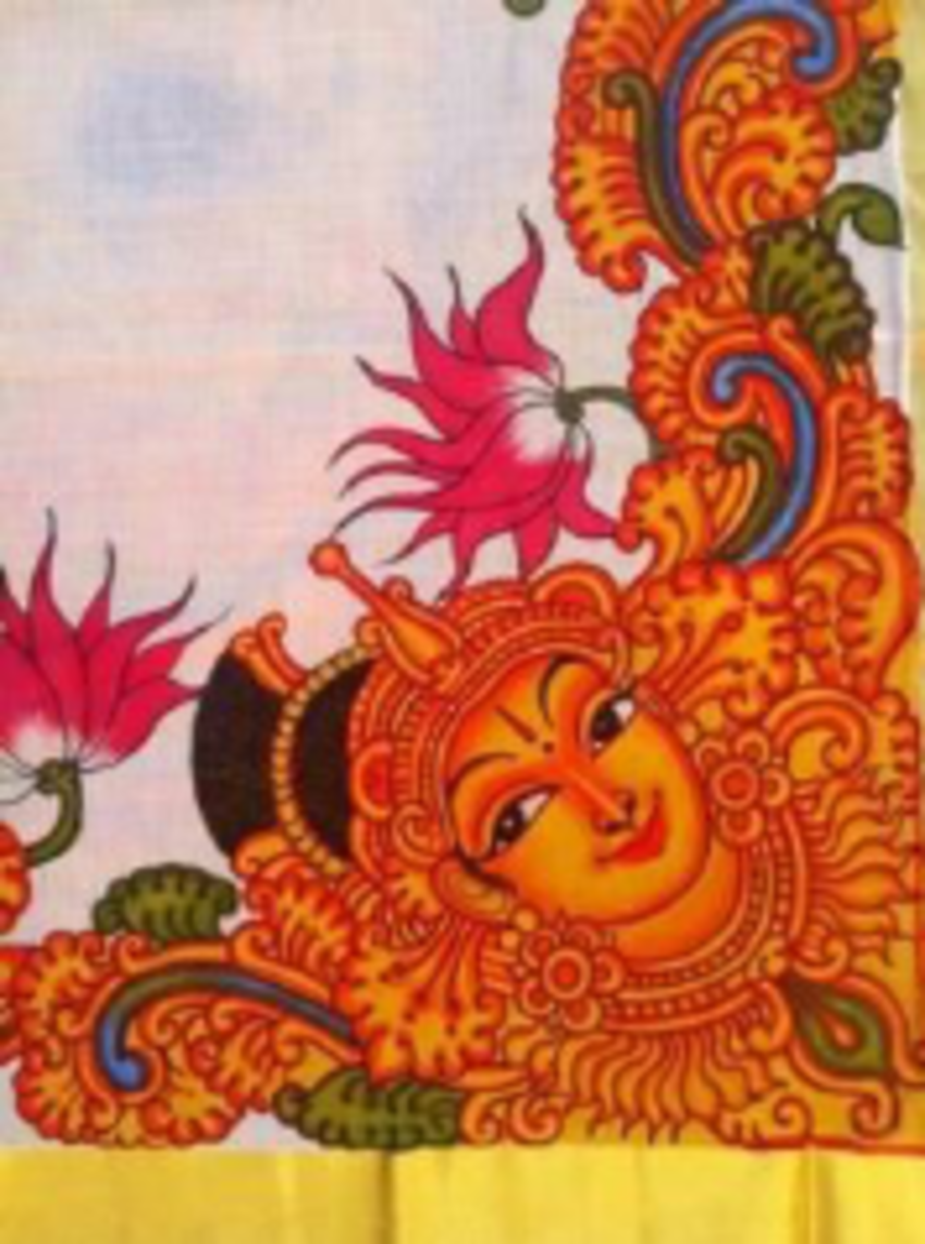 850x1143 Mural Painting On Fabric Download Scientific Diagram - Peacock Mural Painting