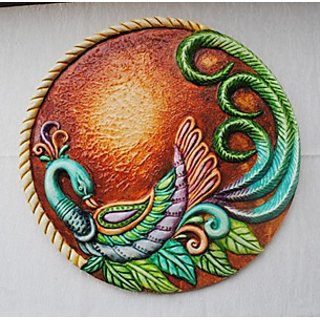 320x320 Wall Hanging Murals And Paintings - Peacock Mural Painting