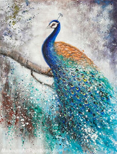 Peacock Painting at PaintingValley.com | Explore collection of Peacock ...