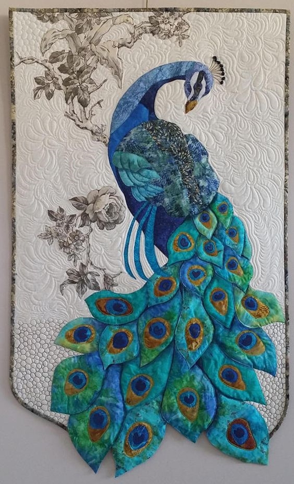 600x986 40 Easy Peacock Painting Ideas Which Are Useful - Peacock Painting