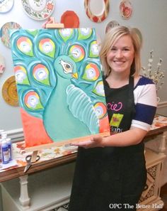 236x297 40 Canvas Paintings For Kids Peacocks, Girls Night - Peacock Painting For Kids