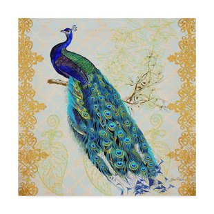 310x310 Peacock Canvas Art You'Ll Love - Peacock Painting On Canvas