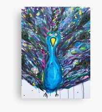 210x230 Peacock Painting Amp Mixed Media Canvas Prints Redbubble - Peacock Painting On Canvas