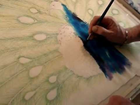 480x360 Watercolor Painting Of Peacock( Yato Art Classes) - Peacock Painting Watercolor