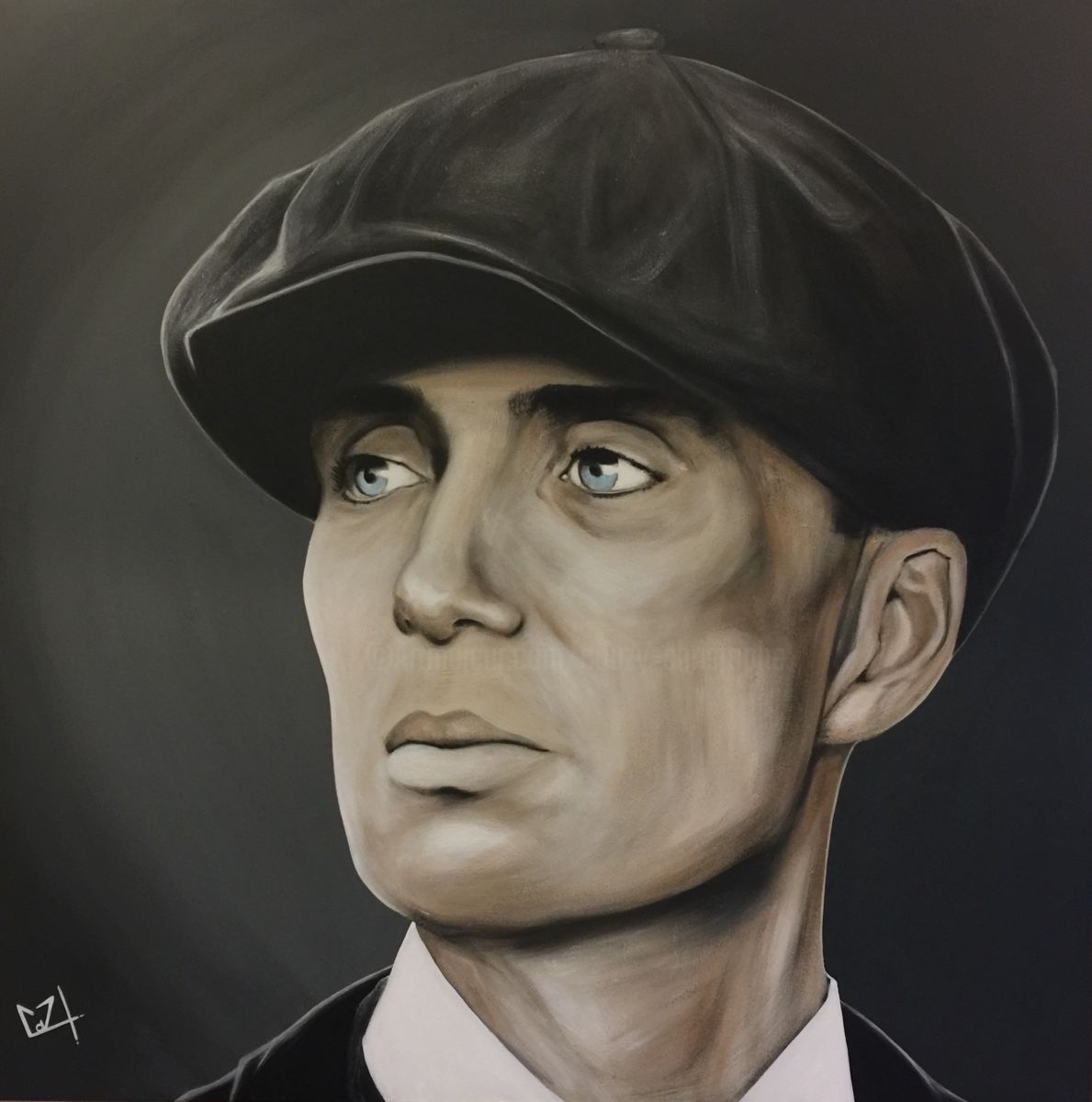 1189x1200 Peaky Blinders (Christophe Couzy) - Peaky Blinders Painting