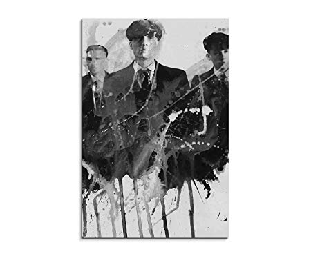 450x371 Peaky Blinders 90x60 Cm Paul Sinus Watercolour Painting Splash - Peaky Blinders Painting