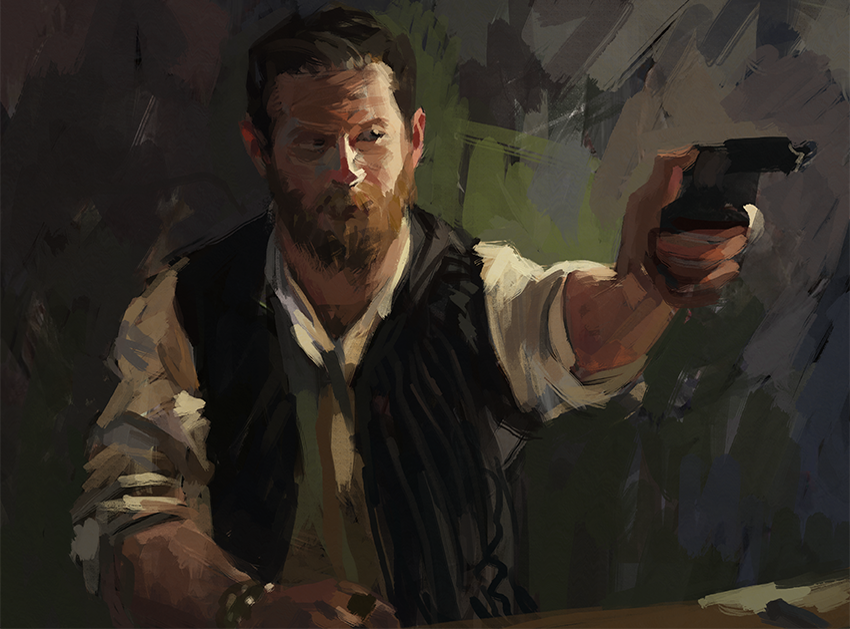 850x629 Peaky Blinders By Likatnnes - Peaky Blinders Painting